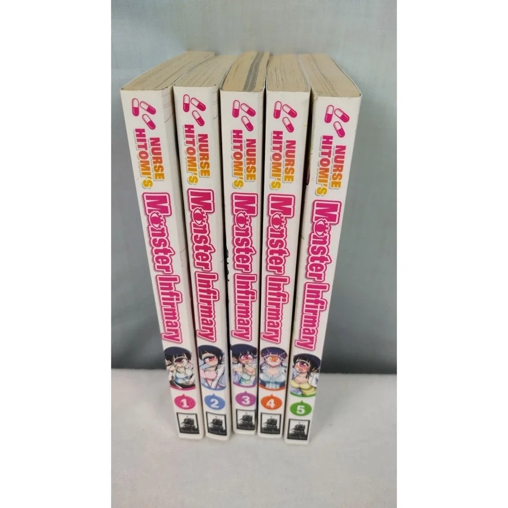 Nurse Hitomi's Monster Infirmary Manga Vol. 1- 5 English Soft Back Books